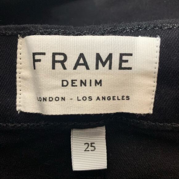 NWT frame le skinny de jeanne noir jefferson jeans - Picture 3 of 8